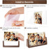 Mixoo 4x6 Wood Photo Picture Frame 2 Pack - Rustic Wooden Frame with High Definition Acrylic Covers