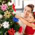 Christmas Poinsettia Artificial Flowers Decorations, 12 Pcs Glitter Flowers Picks for Xmas Tree Wreaths Garland