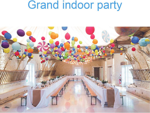 Runch 100pcs Latex Balloons, 12inch Multicolor, Premium Thick Balloons for Birthday, Party, Christmas, Wedding