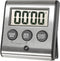 Elegant eTradewinds Digital Kitchen Timer, Stainless Steel Model eT-78, Displays 0-99 Min. or 0-99 Hr., Auto Shut Off