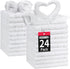 White Washcloths, 24 Pack Microfiber Face Cloths, Soft Bulk Fingertip Towels, Lint
