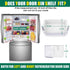 UPGRADED DA97-12935A Refrigerator Door Bin Replacement for Samsung Fridge Parts, Left and Right Door Shelf Basket
