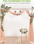 InnoGear 50 Pcs Blush Foam Fake Roses with Stems for DIY Wedding Bouquets, Centerpieces, Bridal Shower, Christmas