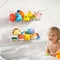 Bath Toy Storage Organizer 2 Pack, Transparent Bath Toy Holder with Drain