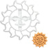 BAKERLOGY Celestial Sun Cookie Cutter - Detailed Biscuit Cutter Design for Baking and Crafts, Ideal for Dough, Fondant