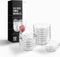 Mini Glass Prep Pinch Bowls, 3.5 inch 4 oz Clear Glass Bowls for Condiments, Set of 12 Pinch Bowls