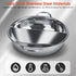 Stainless Steel Pot with Divider for Double-Flavor Soup Cooking, Suitable for Family Gatherings