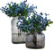 TBUY ROSE Fake Artificial Flowers California Berries Blueberry Fruit for Home Hotel Decor (Blue