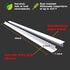KindGa Stove Gap Covers, Silicone Counter Gap Filler for 30 Inches, Set of 2 White for Appliances