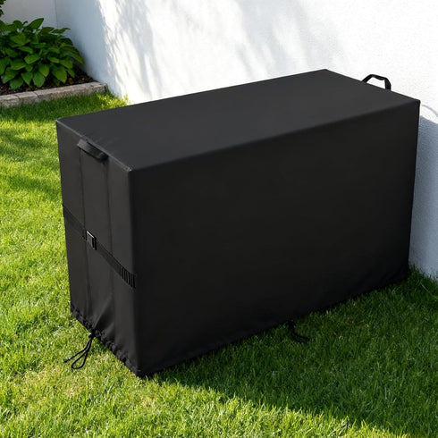 50 45 -31"L 17"W 22"H Deck Box Cover for LubanNese Gallon/ for Trygoal Outdoor Storage Box, Waterproof Resin Storage