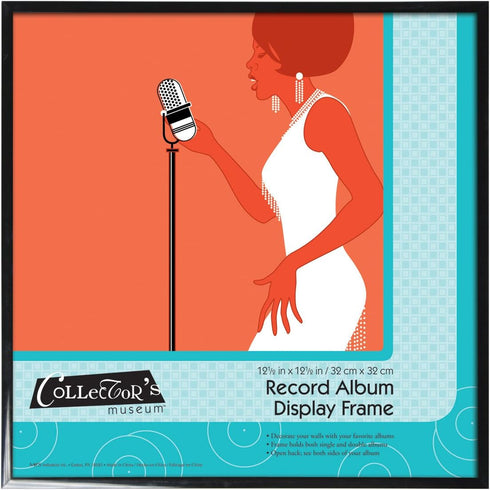 MCS 12.5x12.5 Inch Record Album Display Frame, Black (40949)