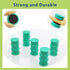 Fridge Magnets, Strong Magnets, 30 Pcs Small Magnets Refrigerator Magnets for Whiteboard, Heavy Duty Magnets, Mini Magnets, Cute Round Decorative Whiteboard Magnets for Fridge Magnet (Green)