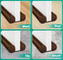 MAXTID Adjustable Brown Door Draft Stoppers, 32"-38", Double Sided Insulation Strip, Air Stopper