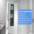 Legging Organizer for Closet, 20 Pockets Hanging Storage for Behind Door, Wardrobe, Clothes Storage (Black)
