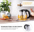 Tea Glass Infuser, 1500ml Glass Teapot with Stainless Steel Strainer, Stovetop Tea Kettle for Loose Leaf Tea
