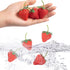 VIDELLY 20 Pieces Artificial Strawberries, Lifelike Red Realistic Plastic Fruit for Kitchen Party Decoration, Photo