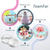 TeamFar 8 Inch Cake Pan Set, 3 Pcs Round Stainless Steel Tier Cake Pans, Healthy Heavy Duty, Easy Clean, Dishwasher Safe