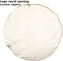 20x12 Inches Asuprui Ottoman Pouf Unstuffed Ottoman Foot Rest Floor Pouf Round Floor Bean Bag Chair No Filler Foot Rest