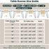 72 Inches (12x72 Inches) FEXIA Boho Table Runner for Thanksgiving Fall Christmas Home Decor with Tassels Long Pottery