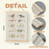 Qvapt 1624,Wild Decor,Set 2 Animals Nursery Animal Wood Poster Hanger Animal Alphabet Poster Hanger Frame,ABC Canvas