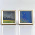 5x5 2 Pack 5 5 5x5) Picture Frame - Rustic Square Photo Frame - Small Gold Picture Frame for Pet Dog or Cat, Wall