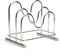LENITH 304 Stainless Steel Wire Cutting Board Holder, Kitchen Organizer with 2 Sectional Racks