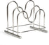 LENITH 304 Stainless Steel Wire Cutting Board Holder, Kitchen Organizer with 2 Sectional Racks