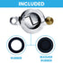 NUSET NU-SET 8 2895-3 (2895-8) x Water Faucet Lock - Water Spigot Lock for Garden Hose Bib Lock