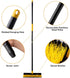 Yocada Double-Sided Floor Scrub Brush, Heavy Duty Triangle Brush for Cleaning Patio Bathroom Garage