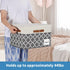 GhvyenntteS Large Storage Bins with Lids, 3-Pack Foldable Fabric Boxes, Sturdy Baskets with Label Window