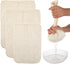 WLLHYF 3 Pack Cotton Nut Milk Bags Fine Mesh Reusable Cheese Cloth Food