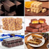 Mity Rain 2 Pack Silicone Caramel Candy Molds, 40 Cavity Narrow Rectangle Chocolate Bar Mold