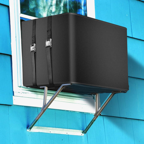 i frmmy Outdoor Window Air Conditioner Cover, Waterproof & Insulated, Black, 24''Wx 15.6''Hx 20''D