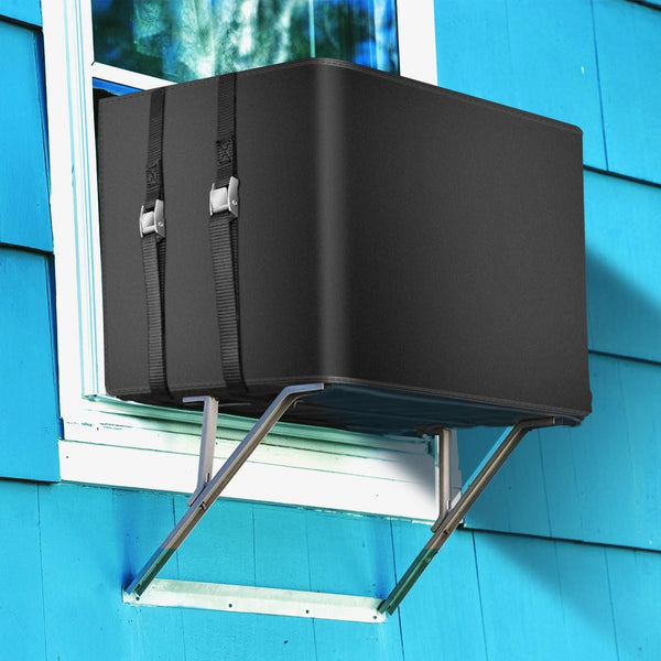 i frmmy Outdoor Window Air Conditioner Cover, Waterproof & Insulated, Black, 24''Wx 15.6''Hx 20''D