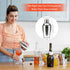Newness Stainless Steel Cocktail Shaker - Professional Drink Shaker with Built-in Strainer, 8.4oz (250ml) for Easy Carry