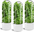 Sibosen 3 Pack Herb Saver for Refrigerator Large Fresh Herb Keeper Cilantro Container