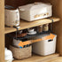 1 Pack 0.94 Inches Expandable Under Cabinet Shelf, Under Shelf Basket with Thick Clips for Kitchen Cupboard, Metal