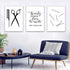 Hair Salon Wall Art, Beauty Salon Pictures Decor, Fashion Canvas Art for Beauty Room Poster Makeup Wall Art