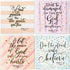 Juvale Inspirational Bible Magnets for Kitchen Decor & Accessories - 8-Pack, 2.5-Inch Square Metal Magnets with Faith