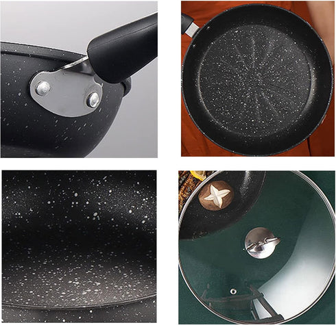 Stainless Steel Frying Pan with Ergonomic Handle, Quick & Uniform Conduction for Bacon, Steak, Egg