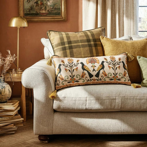 12 28 bilin gaier Brown Throw Pillow Covers in,Floral Farmhouse Birds Flower Pattern Linen Accent Pillows Cover