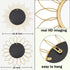 3 Pack Metal Mirrors for Wall Sunburst Wall Mirrors Home Dcor Decorative Hanging Wall Art for Living Room Bedroom
