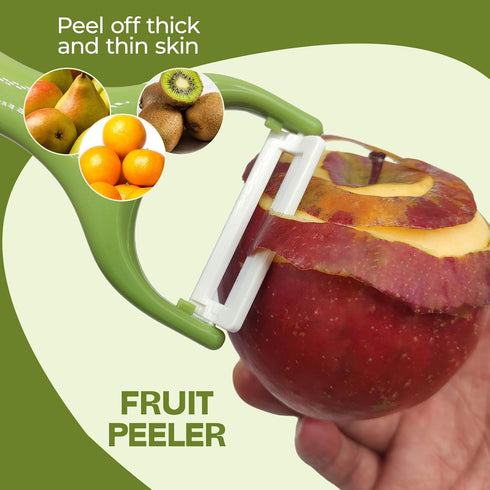 6-Pack Set Trez Treamer Vegetable Peelers for KitchenY Ceramic Peeler Safe Potato Peeler for Apple Veggie Carrot Fruit