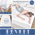 18 Full Size Mattress Protector Waterproof Washable Mattress Padded Cover Fitted Bed Protection Noiseless Plastic Bed