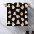 16x24 Inch Set 2 Halloween Kitchen Towels Black Cute Ghost Pumpkin Fall Decor Dish Towels Autumn Harvest Thanksgiving