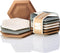 LINE+ARC Extra Thick Silicone Coasters (Set of 6, Joshua Tree) - Waterproof, Anti-Stain, Heat-Safe, Dishwasher-Safe
