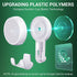 Hooks-2PACK 2pack LUXEAR Suction Hooks Powerful Vacuum Suction Cup Razor Single White