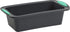 Trudeau Structure Loaf Pan, Silicone Bakeware 8.5" x 4.5", Mint/Black