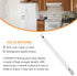 Blutoget Refrigerator Door Handle Slope Right 1 Pack, Fit for Frigidaire Models, Replaces 5304504507, 242059501