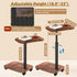 360 (15.8"x 11.8"x 33", Sofa TV Tray Table for Couch, Swivel Height Adjustable TV Trays for Eating on Couch, Side Table